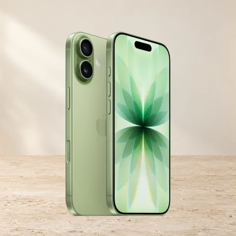 iPhone 17, 256 ГБ, eSIM, зеленый (Sage) — фото товара